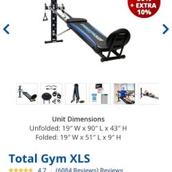 Total Gym XLS - PRICE REDUCED!