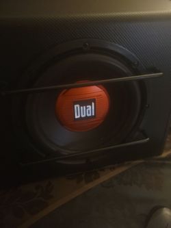 Dual Subwoofer in Enclosure Box
