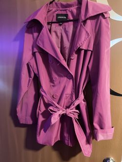 Women’s Fuchsia/Pink London fog Trench 