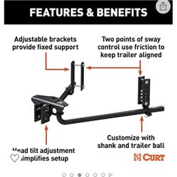 RV Trailer , Sway Control and Hitch Ball
