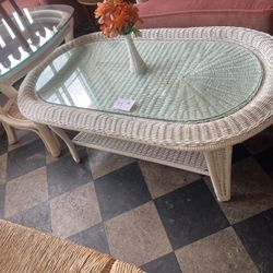 Wicker Coffee Table