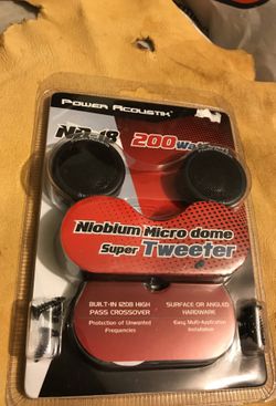 Power acoustic tweeters