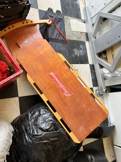 Promotional Budweiser Wooden Sled