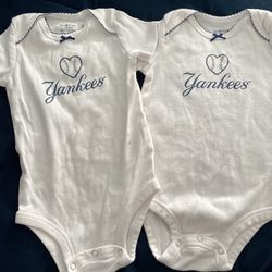Yankee Baby Onsies