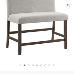 Counter Bench With Back Rest