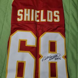 Will Shields Signed NFL Chiefs Jersey