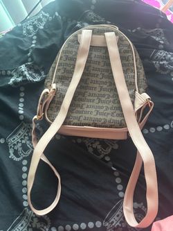 Juicy couture backpack/ brown and pink