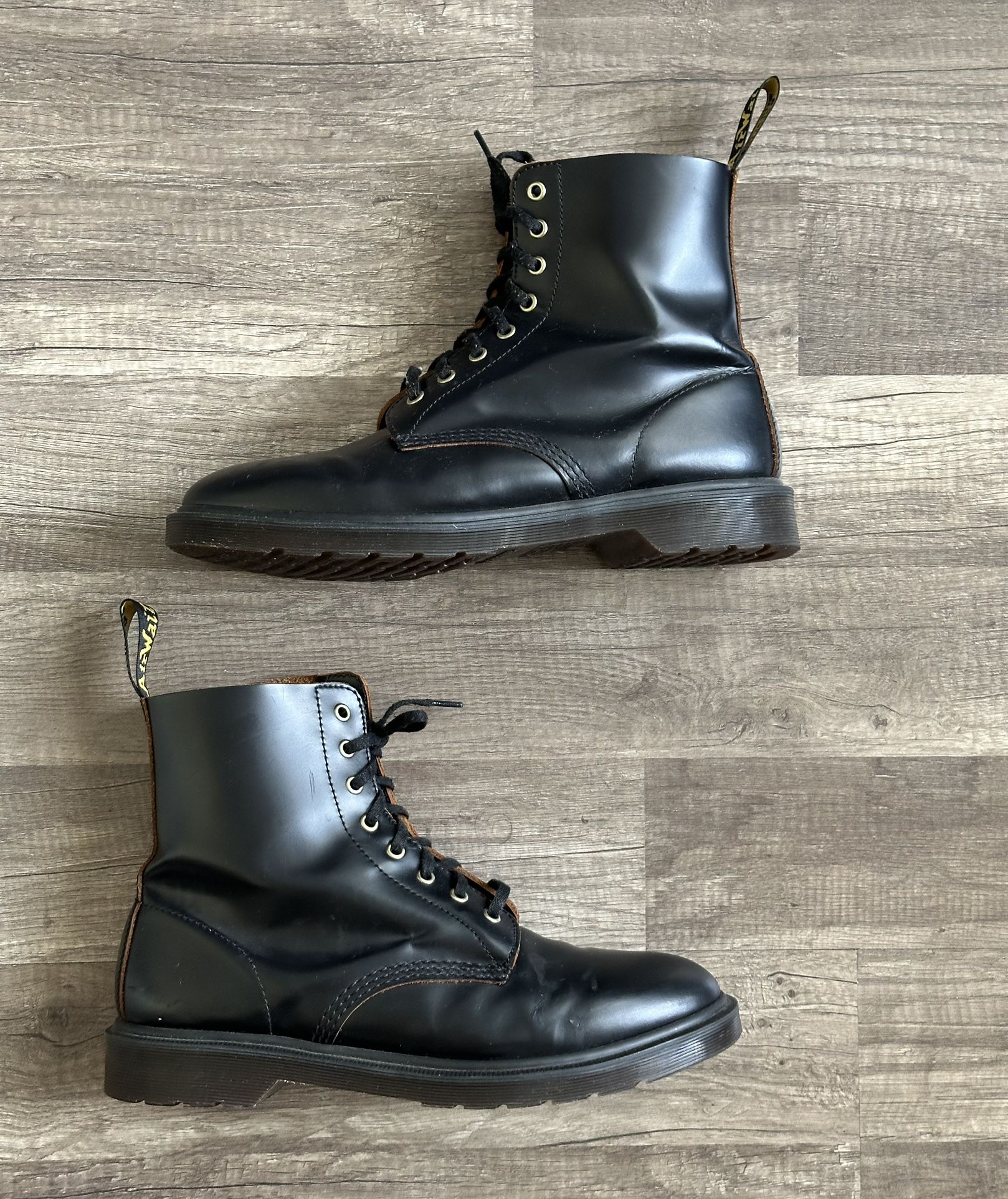 Dr. Martens 1460 Archive Boots - Black Vintage Smooth, Size 10.5 US