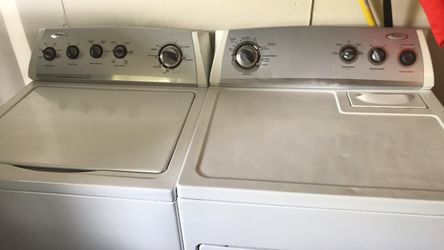 Whirlpool washer and dryer