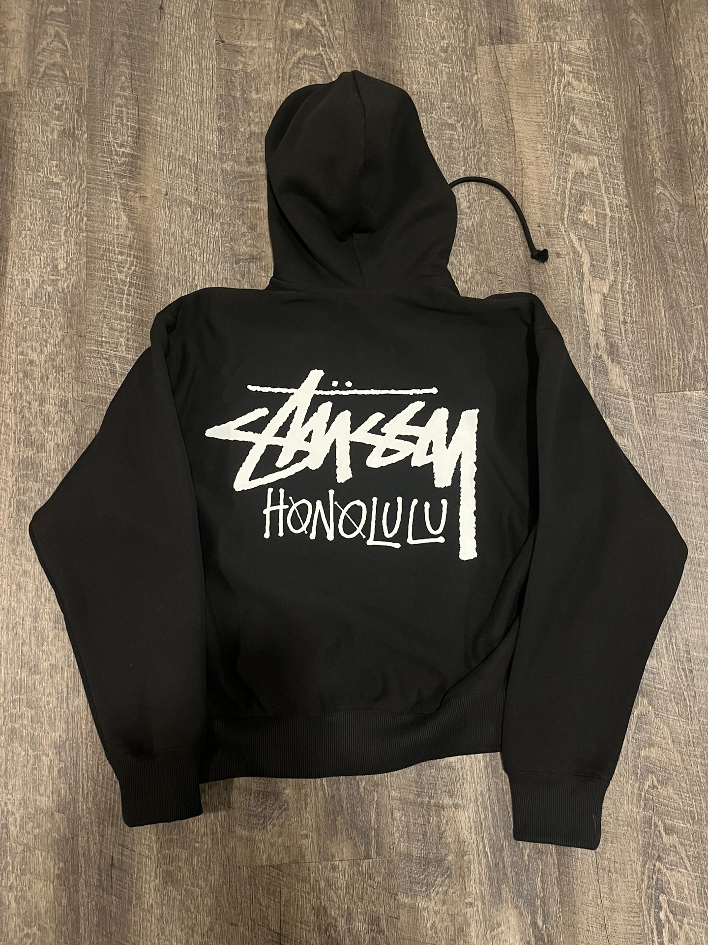 Stussy Black Hoodie Zip up Size S