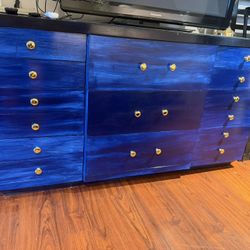 MCM Dresser And 2 Nightstands