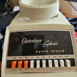 Vintage 869-16 Osterizer Galaxie Cycle Blend 10 Speed Base or motor ,Almond 
