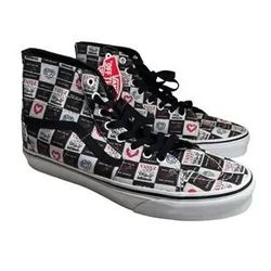 Vans Sk8 Hi Tapered Sneaker Love Letters Black