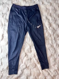 Nike Men's Athletic Track Pants w/Reflective Swoosh/side stripes | Black | SML