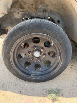 6 Lug Rims and Tires in New Condition + Tire Sensors for Small Truck-Bolt Pattern is 6x139.7mm (also expressed as 6x5.5 inches-Will Fit Toyotas and ot