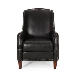 NEW BLACK PU Leather Recliner Chair