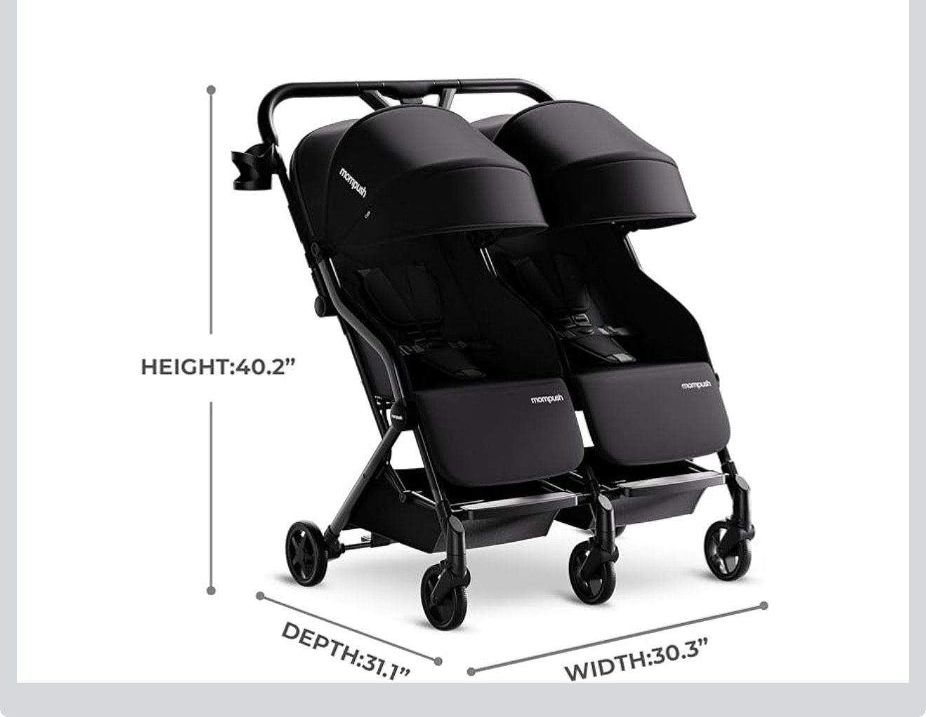 MomPush Double Stroller