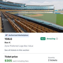 Dodger Tickets 