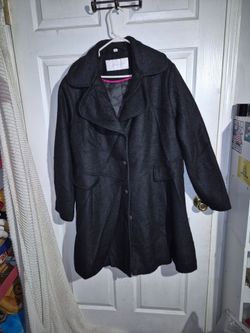 Jessica Simpson Black Peacoat Wool Plus Size 3X Women
