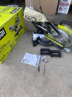 RYOBI 10 Amp Corded 7-1/4 in. Compound Sliding Miter Saw
