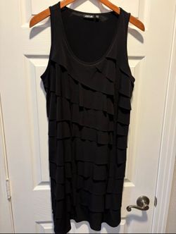 Apt. 9 Black Tiered Ruffle Sleeveless Dress women’s size Large - Simi Valley