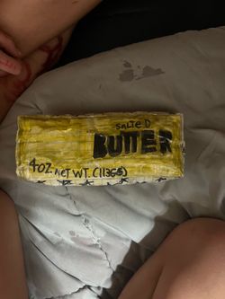 Golden butter, paper squishy