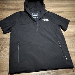 The North Face Ventrix Short Sleeve Hooded Jacket Men’s M Black Puffy Pullover