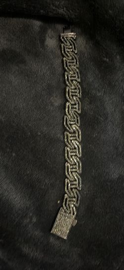 8” gunmetal stainless bracelet