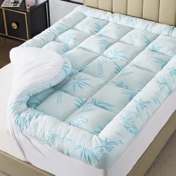 Brand New Queen Mattress Topper 5inch Bamboo Viscose Air Layer