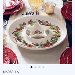 Botanero Navideño  Nuevo En Su Caja 