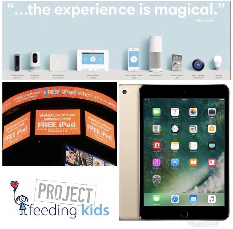 Free IPad when you order Vivint home security !!
