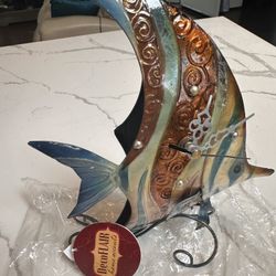 Clock Metal Fish