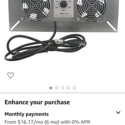 Dual Fan Crawl Space Ventilator