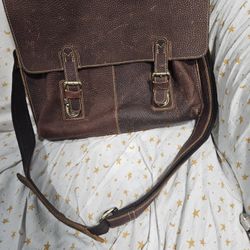 Genuine Lewther Messanger Bag