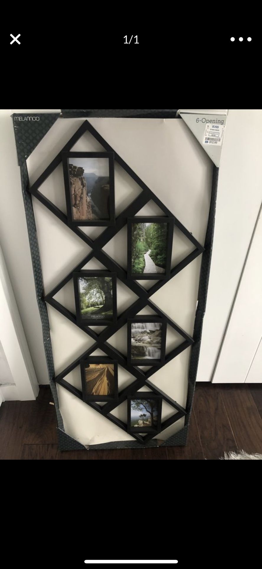 6 PICTURE FRAME WALL DECOR BRAND NEW