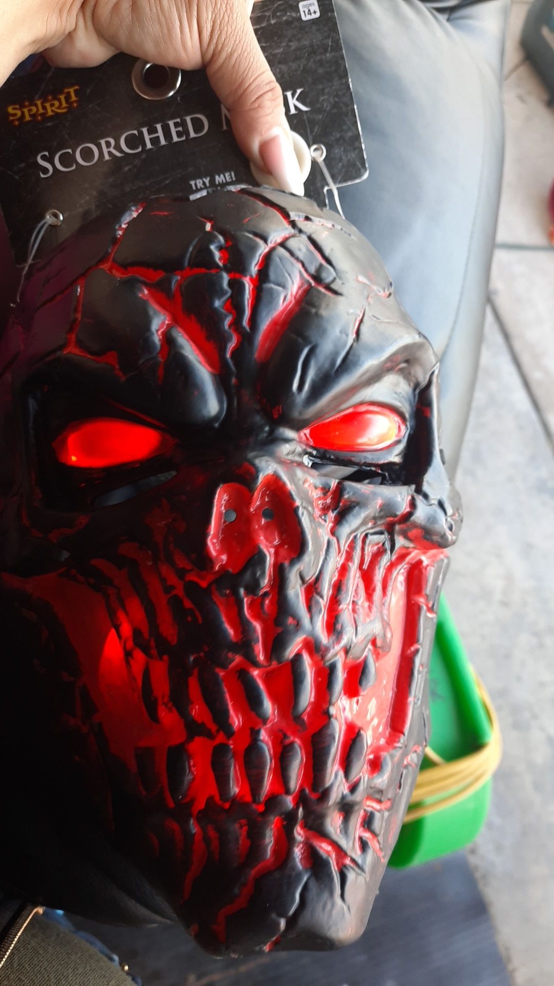 Led scorched mask