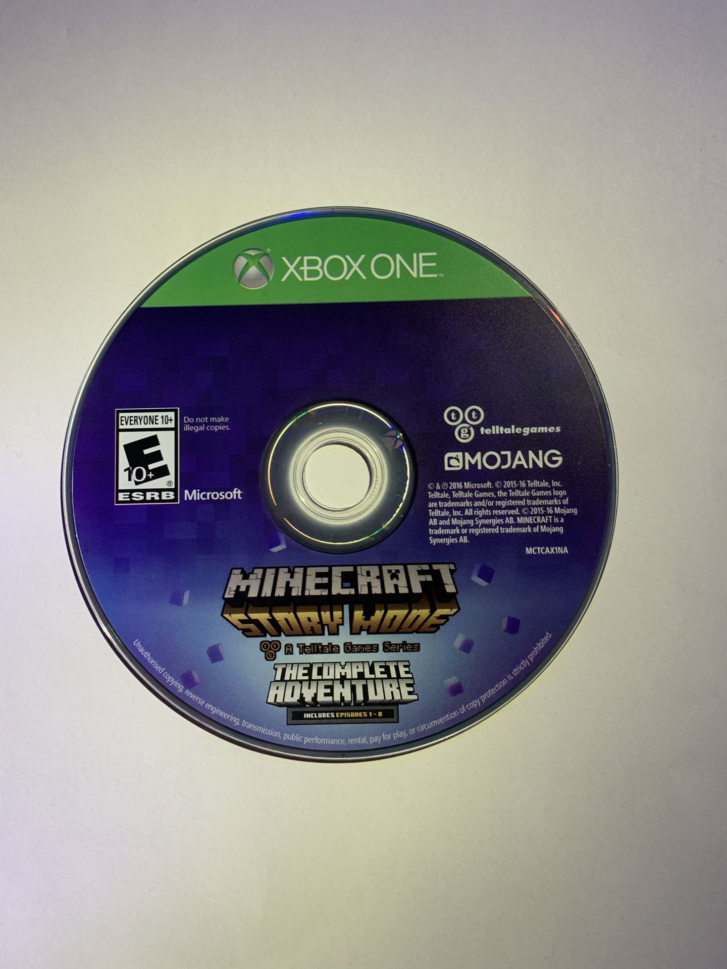 Minecraft Story Mode The Complete Adventure For Xbox 1