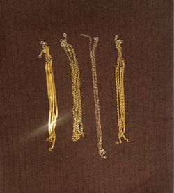 16 Gold Tone Bracelet Bundle