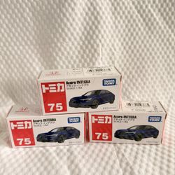 Tomica Takara Tomy Acura Integra Blue Diecast Car Model
