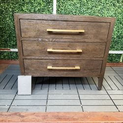 Restoration Hardware French Contemporary  Small 3Drawer Dresser