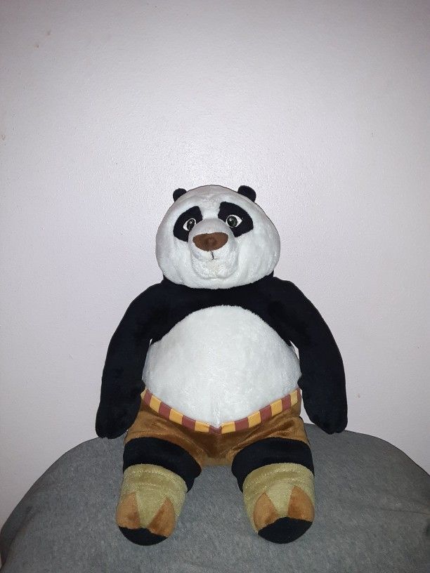 2008 Kohl's Cares For Kids DreamWorks Kung Fu Panda Po 12"inch plush toy stuffed animal bear $10
