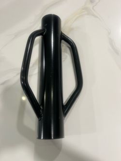 Metal Head Fence Heavy Duty Manual Post Driver with Handle 2 Hand Post Pounder