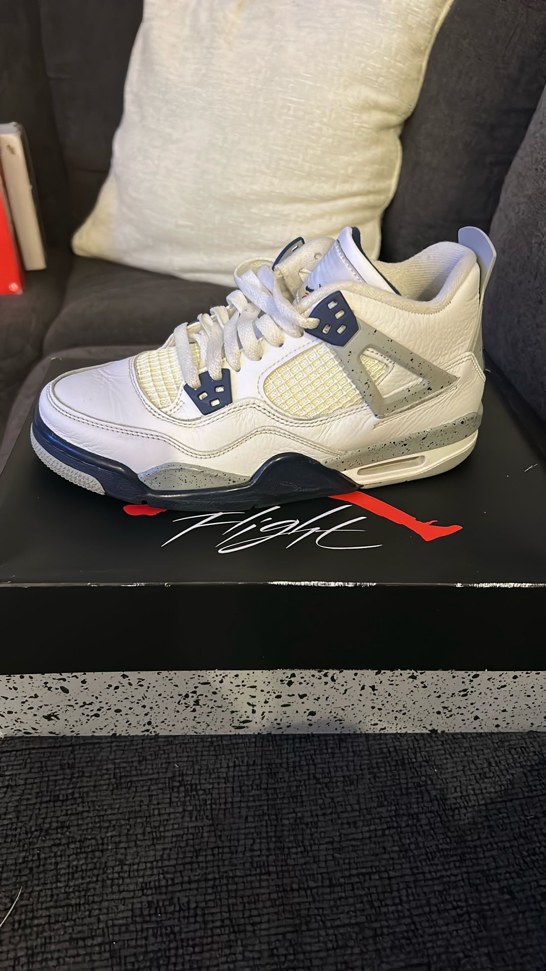 Jordan Four Brand New Navy Blue