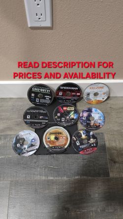 PS3 Games, Firm Price, Great Condition, Read Description For Details