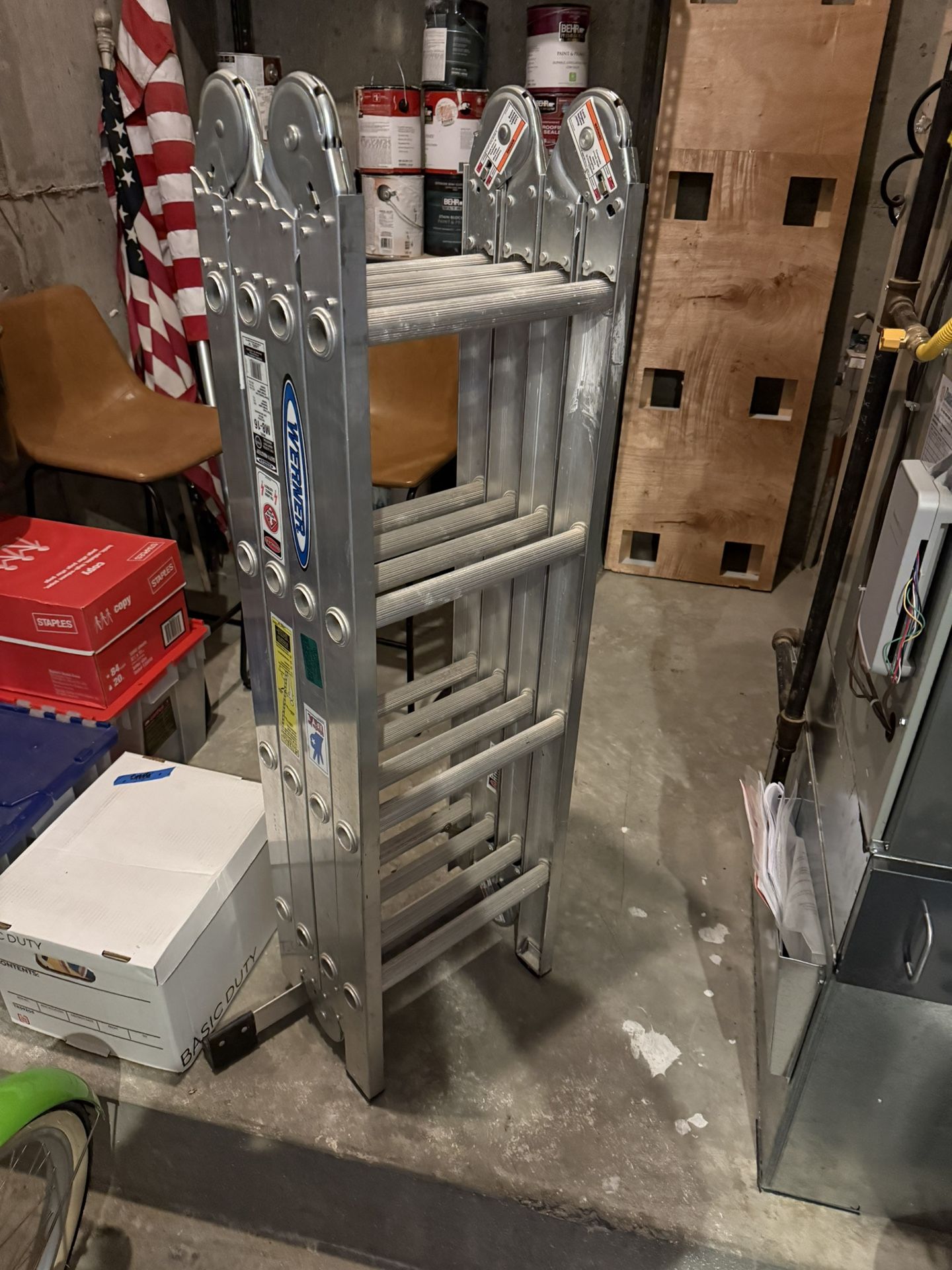 Werner 16’ Folding Ladder 