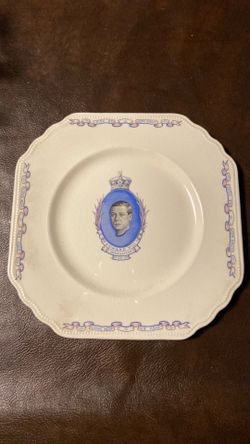 Rare Wedgewood commemorative plate 1936 or 37