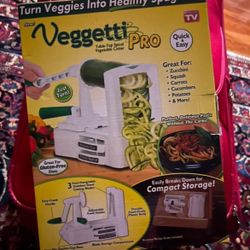 Veggetti Pro (new never used)