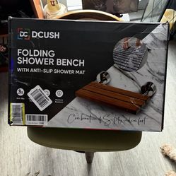 DCUSH folding shower bench