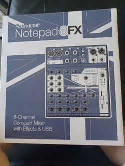 Soundcraft Notepad-8FX Compact Mixer