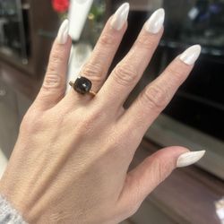 Ring Yellow Gold 18k. Pomelatto Nudo